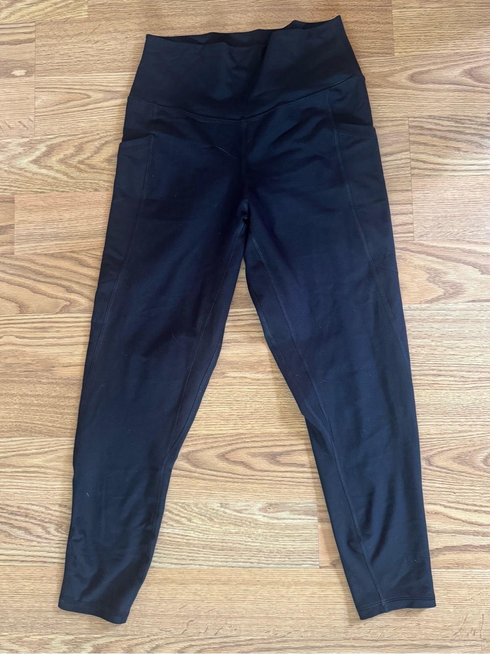 YPB by Abercrombie & Fitch High Waisted Black Curve Love Leggings - Large